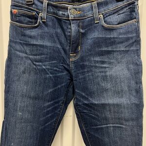 Hudson Jeans Blue Straight Leg Stretchy Classic Denim